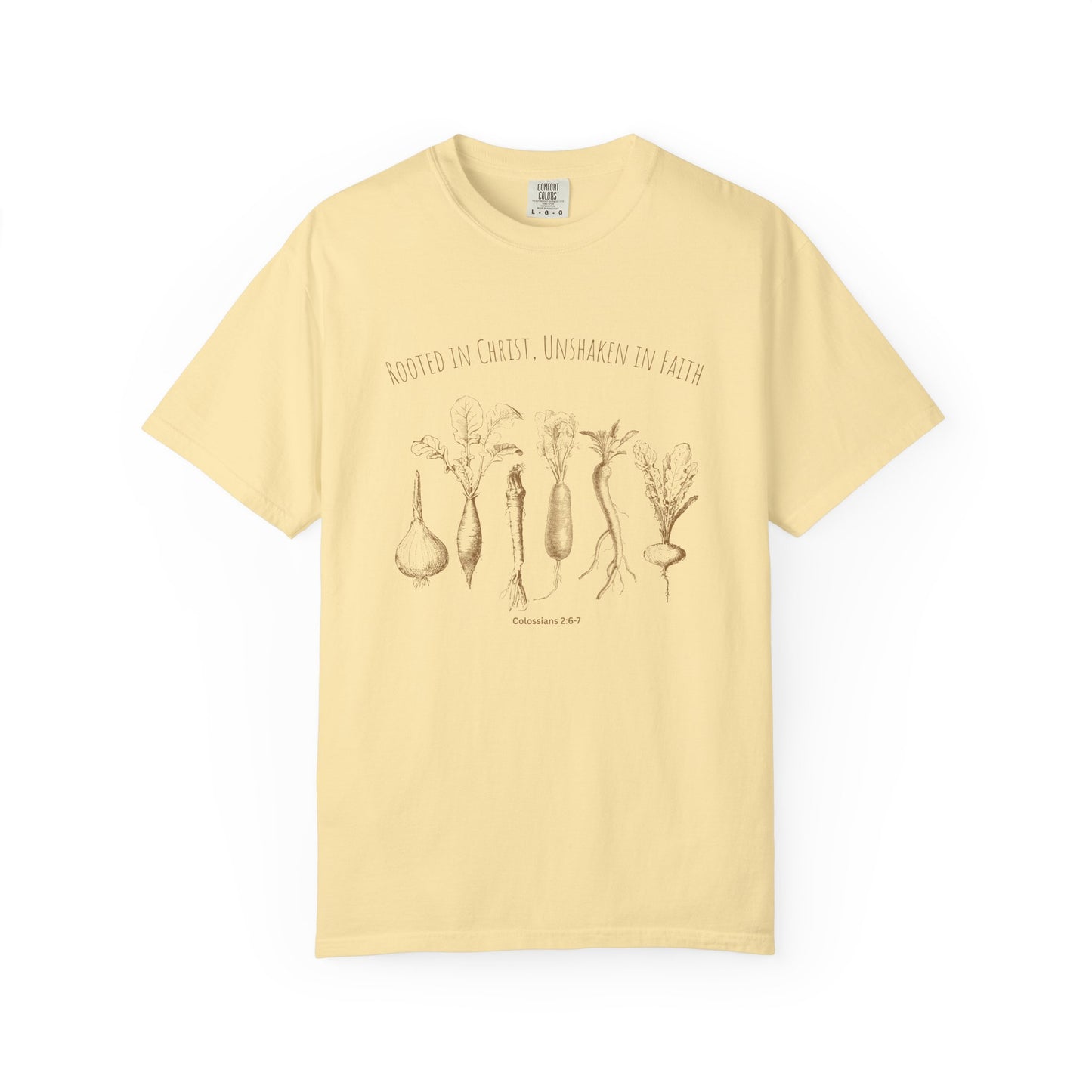 Rooted in Christ Unisex Garment-Dyed T-Shirt