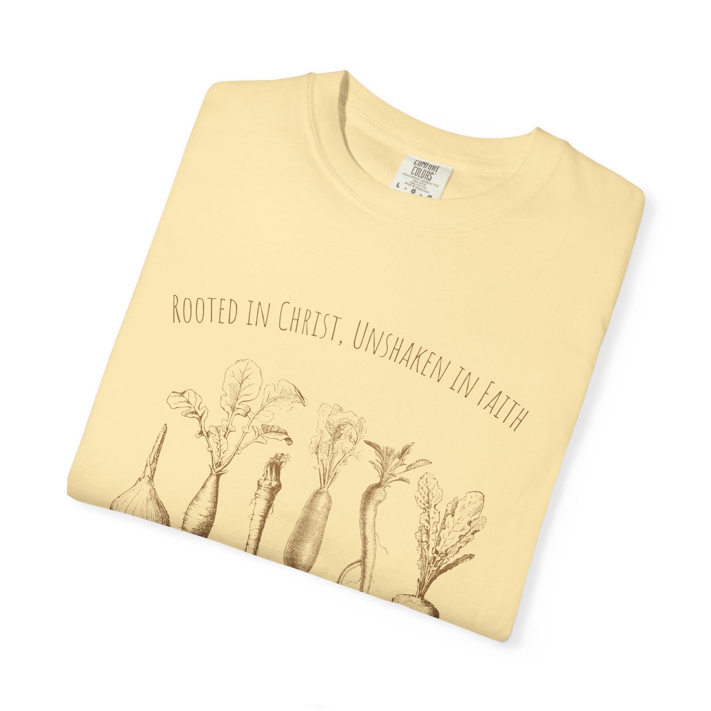 Rooted in Christ Unisex Garment-Dyed T-Shirt