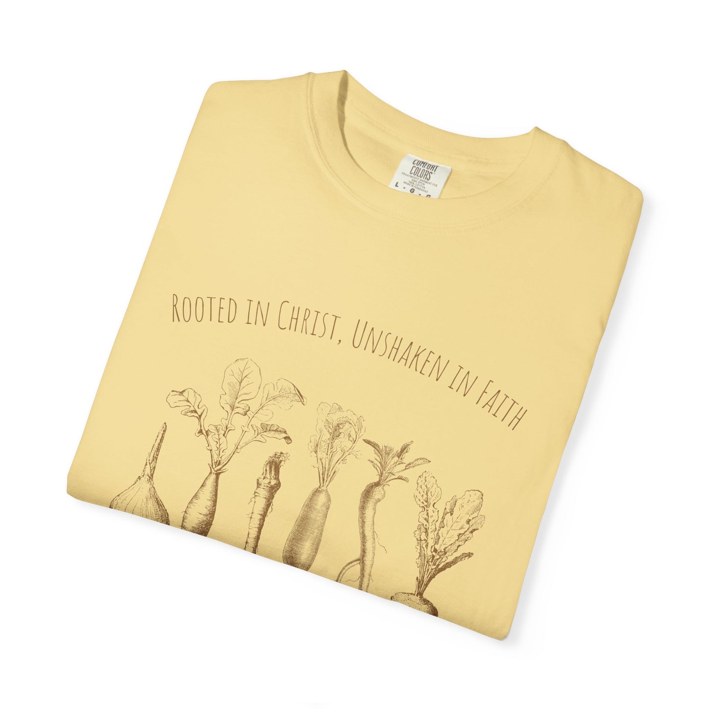 Rooted in Christ Unisex Garment-Dyed T-Shirt