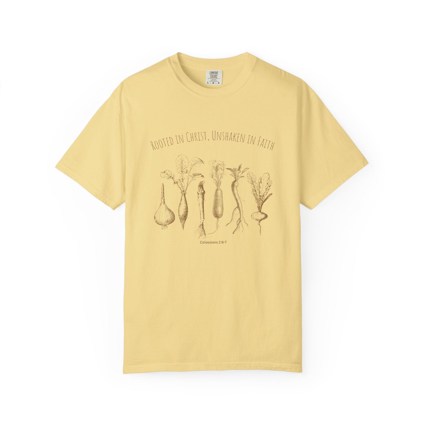 Rooted in Christ Unisex Garment-Dyed T-Shirt